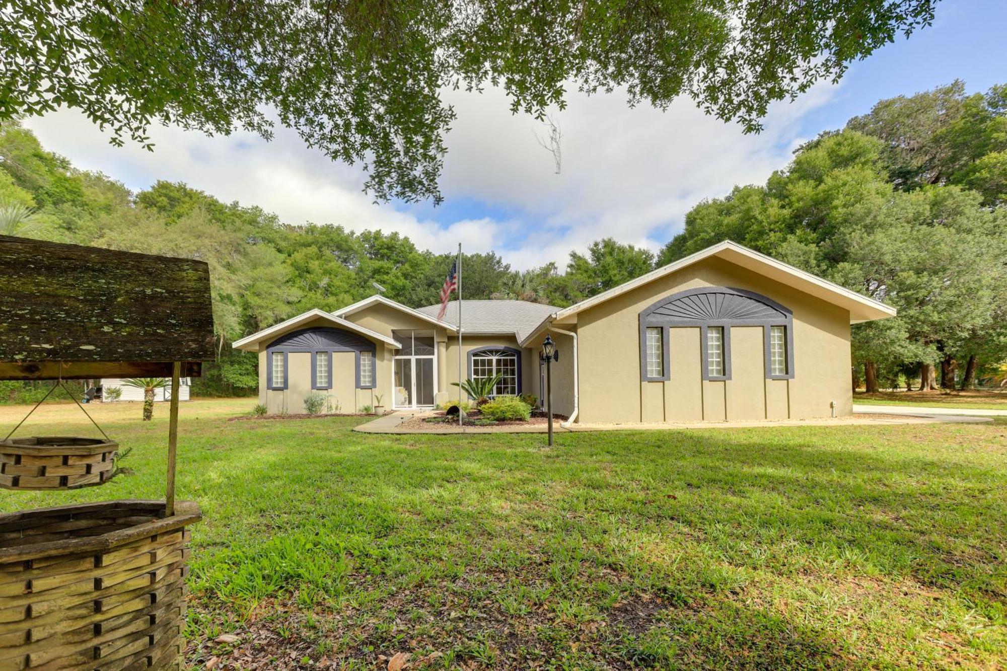 8 Mi To Rainbow Springs Dunnellon Area Home! Exteriér fotografie